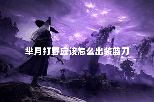 芈月打野应该怎么出装蓝刀？蓝刀的出装顺序是怎样的？