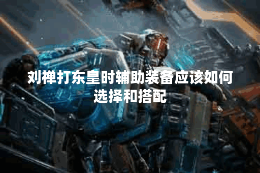 刘禅打东皇时辅助装备应该如何选择和搭配？