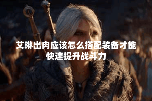 艾琳出肉应该怎么搭配装备才能快速提升战斗力？