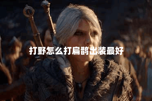 打野怎么打扁鹊出装最好