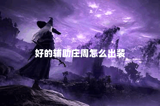 好的辅助庄周怎么出装