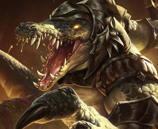 LOL中谁能轻松打败鳄鱼？