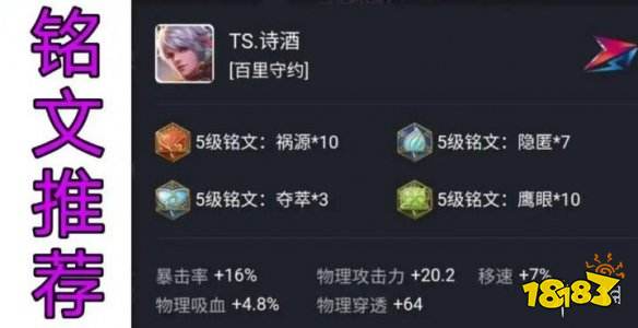 百里守约一枪秒人如何出装？最佳铭文搭配是什么？