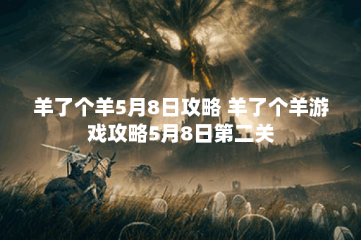 羊了个羊5月8日攻略 羊了个羊游戏攻略5月8日第二关 羊了个羊5月8日攻略 羊了个羊游戏攻略5月8日第二关