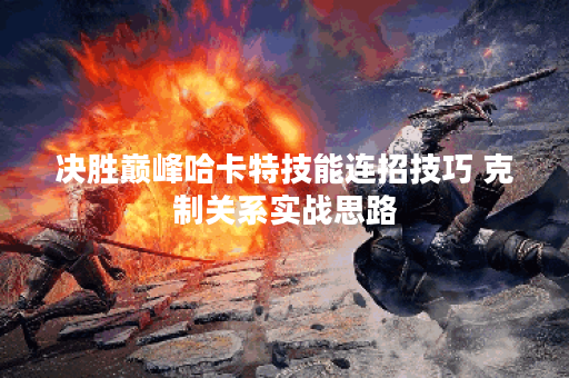 决胜巅峰哈卡特技能连招技巧 克制关系实战思路